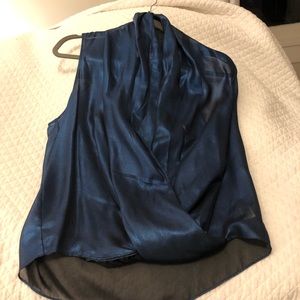 Parker blue blouse